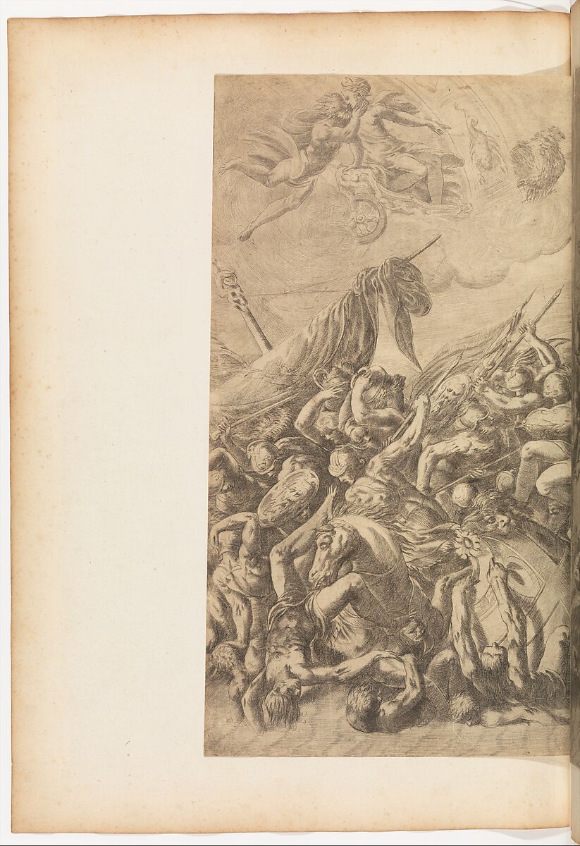 The Abduction of Helen, Andrea Schiavone (Andrea Meldola) (Italian, Zadar (Zara) ca. 1510?–1563 Venice), Etching 