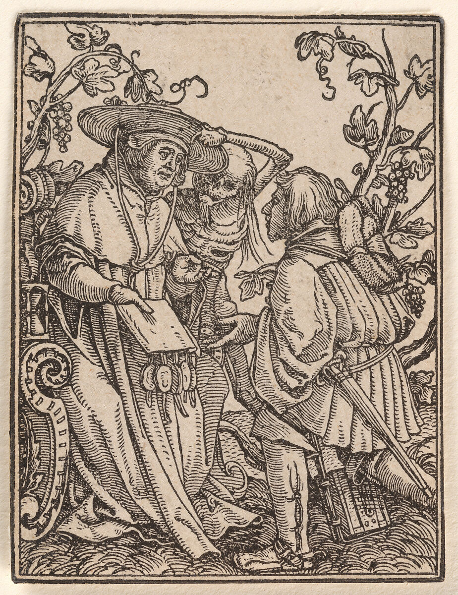 The Cardinal, from The Dance of Death, Designed by Hans Holbein the Younger (German, Augsburg 1497/98–1543 London), Woodcut 