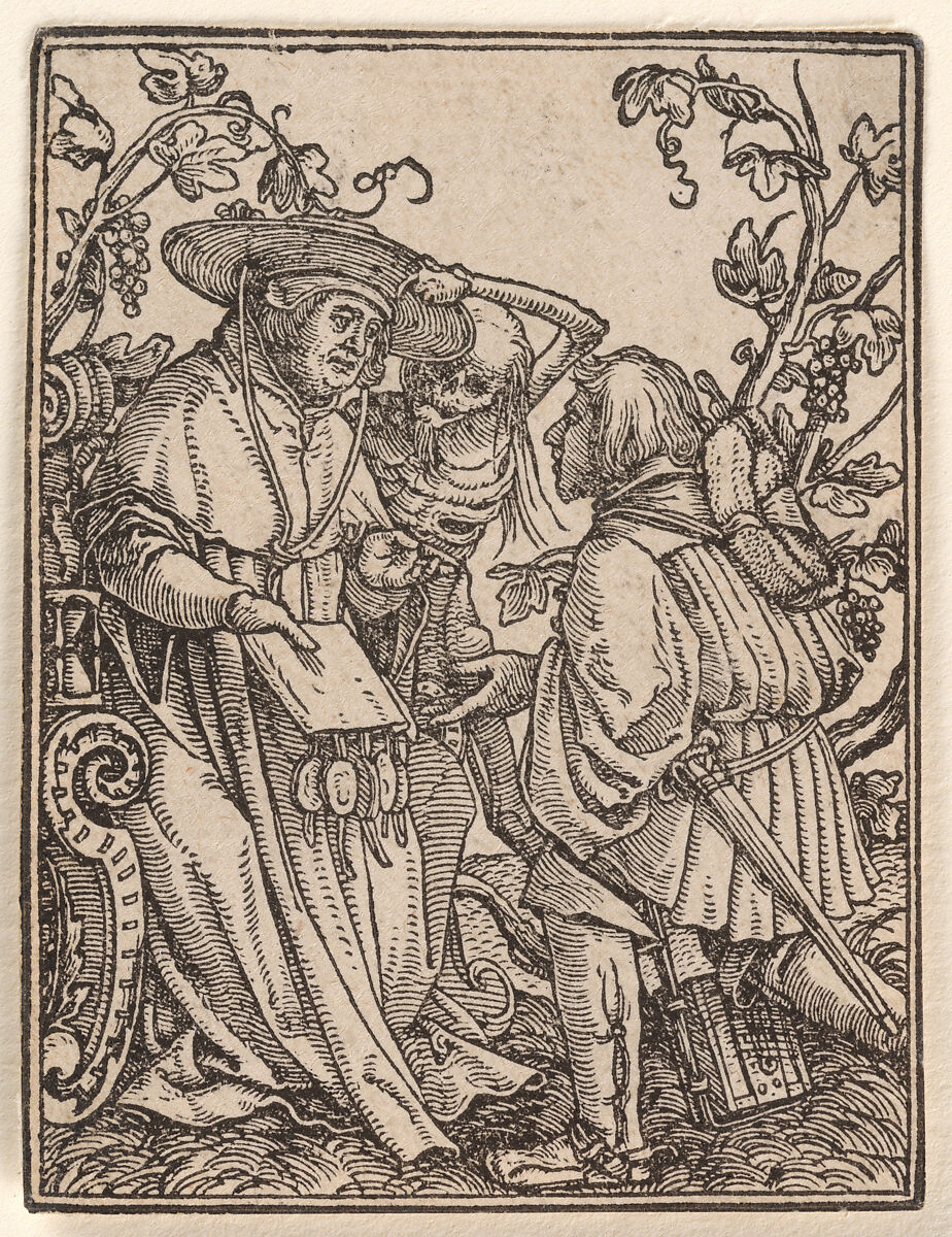 The Cardinal, from "The Dance of Death", Hans Holbein the Younger (German, Augsburg 1497/98–1543 London), Woodcut 