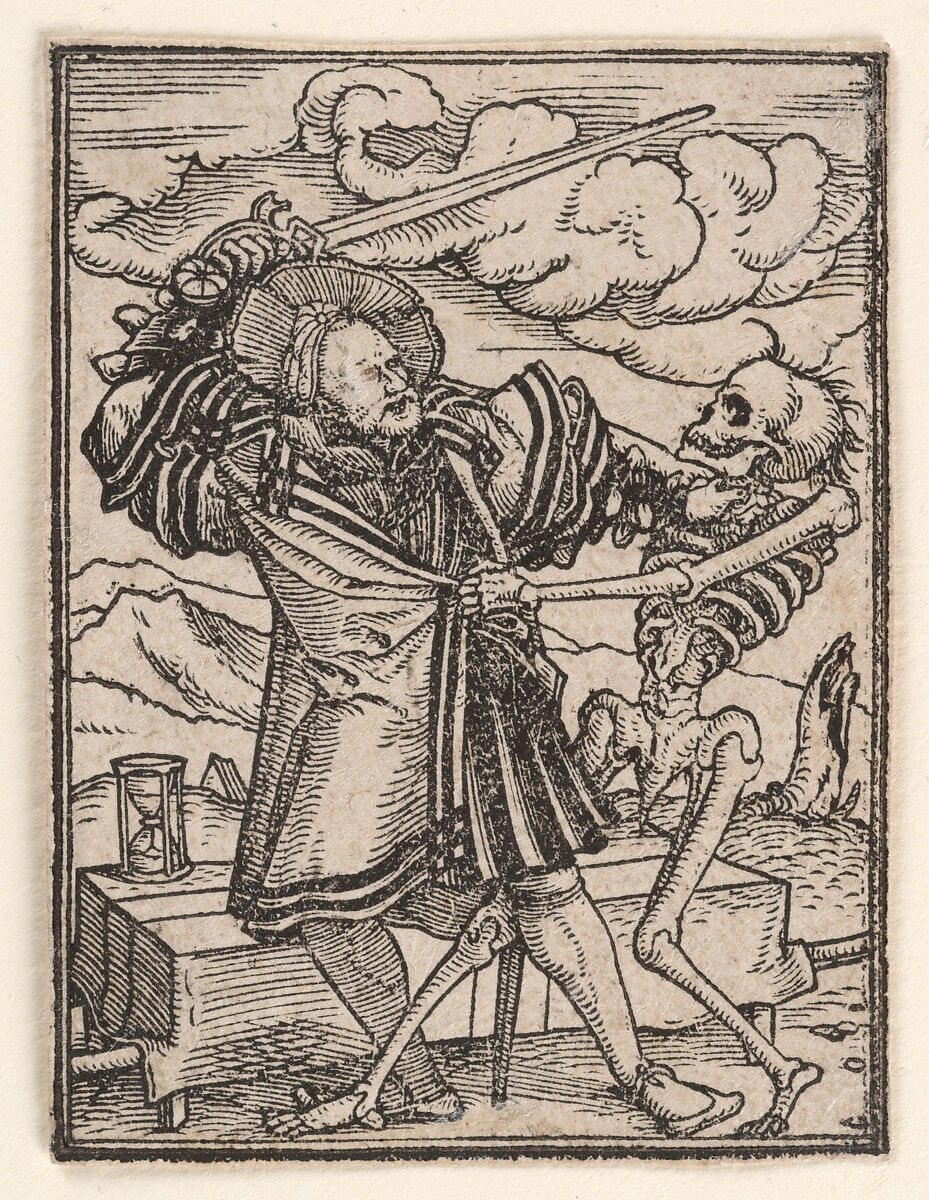 The Nobleman, from "The Dance of Death", Hans Holbein the Younger (German, Augsburg 1497/98–1543 London), Woodcut 