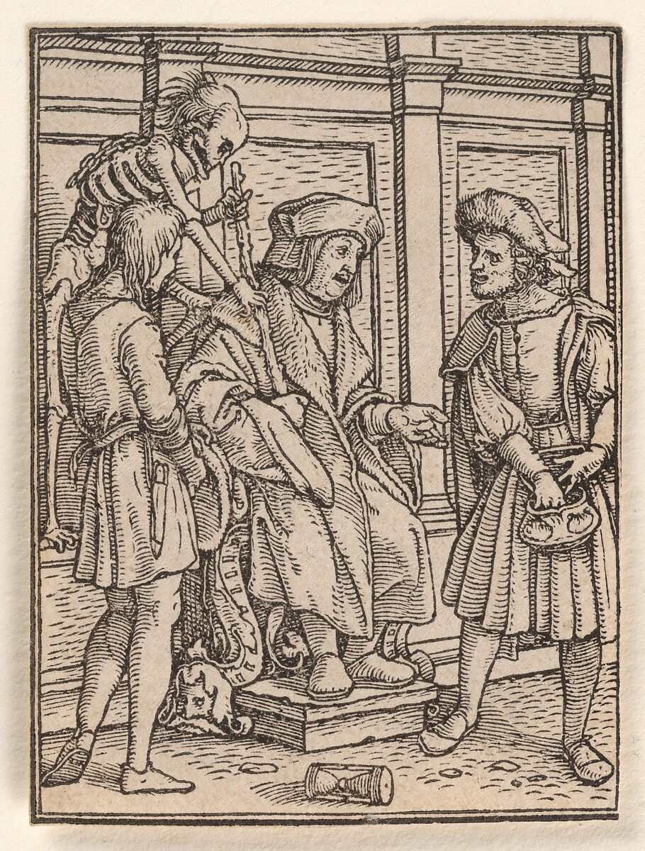 The Judge, from "The Dance of Death", Hans Holbein the Younger (German, Augsburg 1497/98–1543 London), Woodcut 