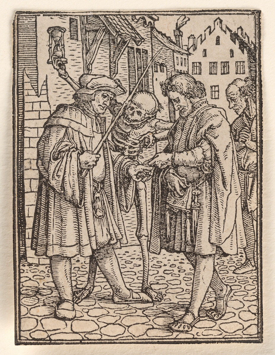 The Lawyer (or Advocate), from "The Dance of Death", After Hans Holbein the Younger (German, Augsburg 1497/98–1543 London), Woodcut 