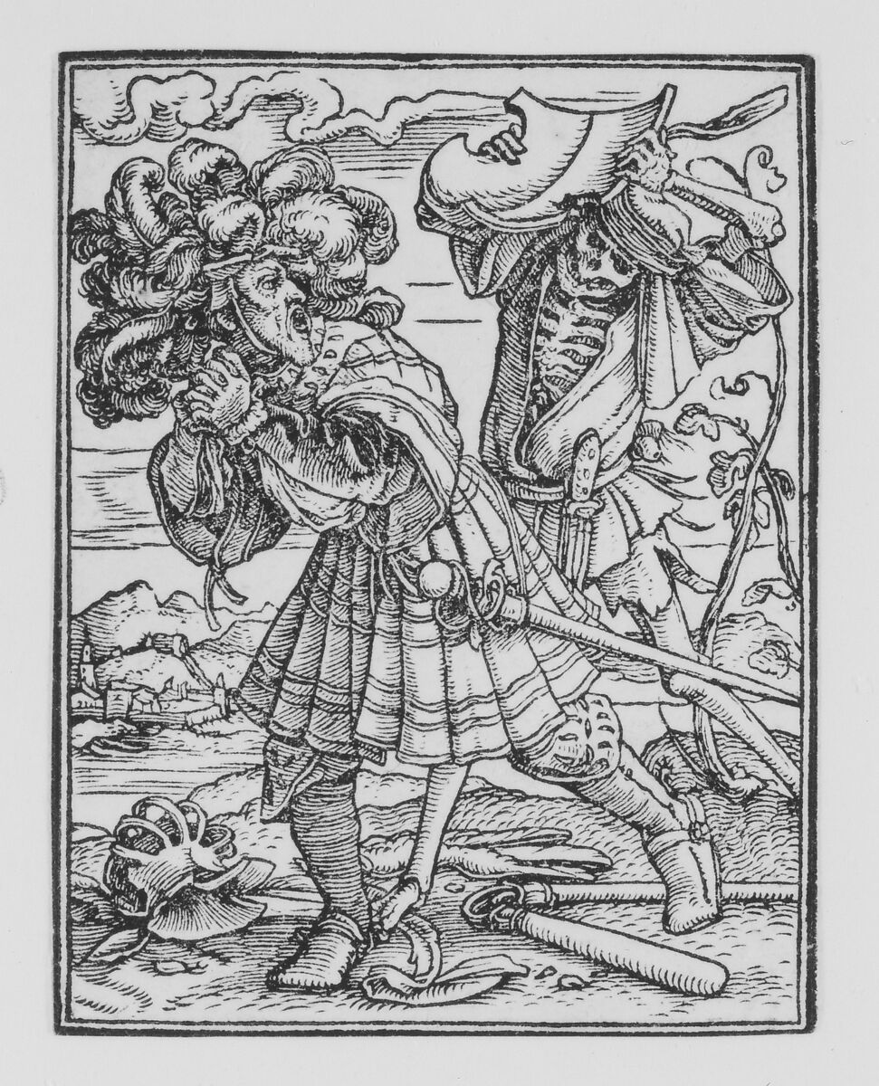 The Count, from "The Dance of Death", Hans Holbein the Younger (German, Augsburg 1497/98–1543 London), Woodcut