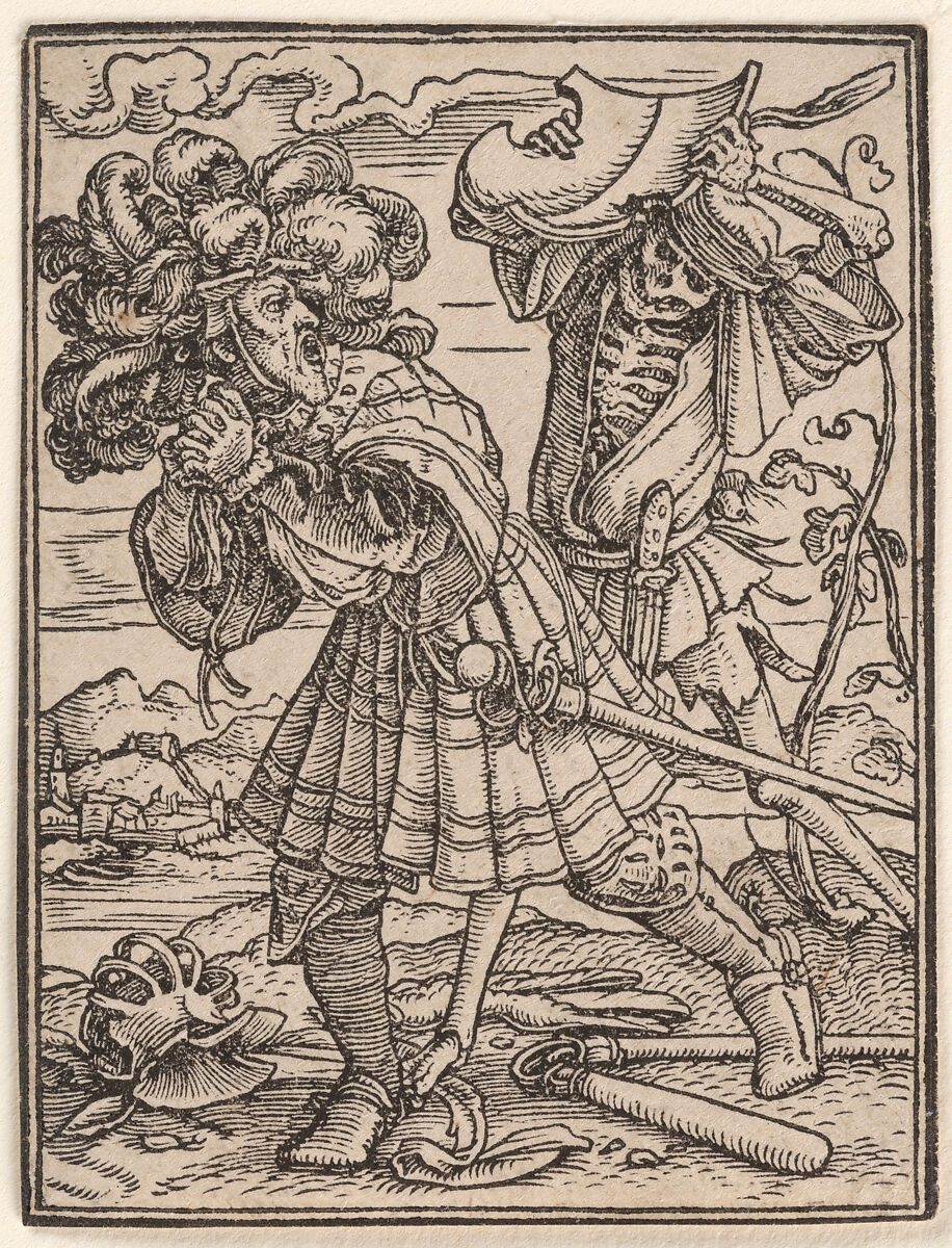 The Count, from The Dance of Death, Designed by Hans Holbein the Younger (German, Augsburg 1497/98–1543 London), Woodcut 