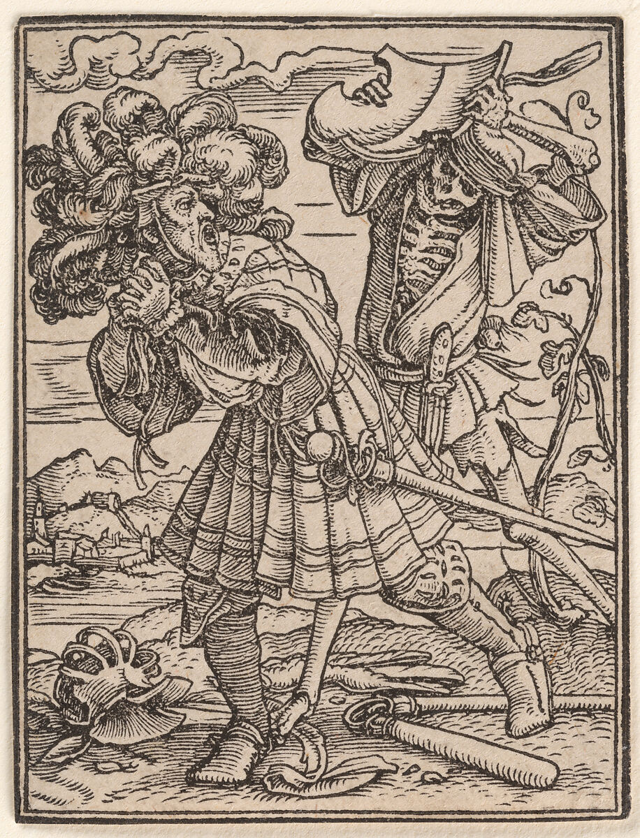 The Count, from "The Dance of Death", Hans Holbein the Younger (German, Augsburg 1497/98–1543 London), Woodcut 