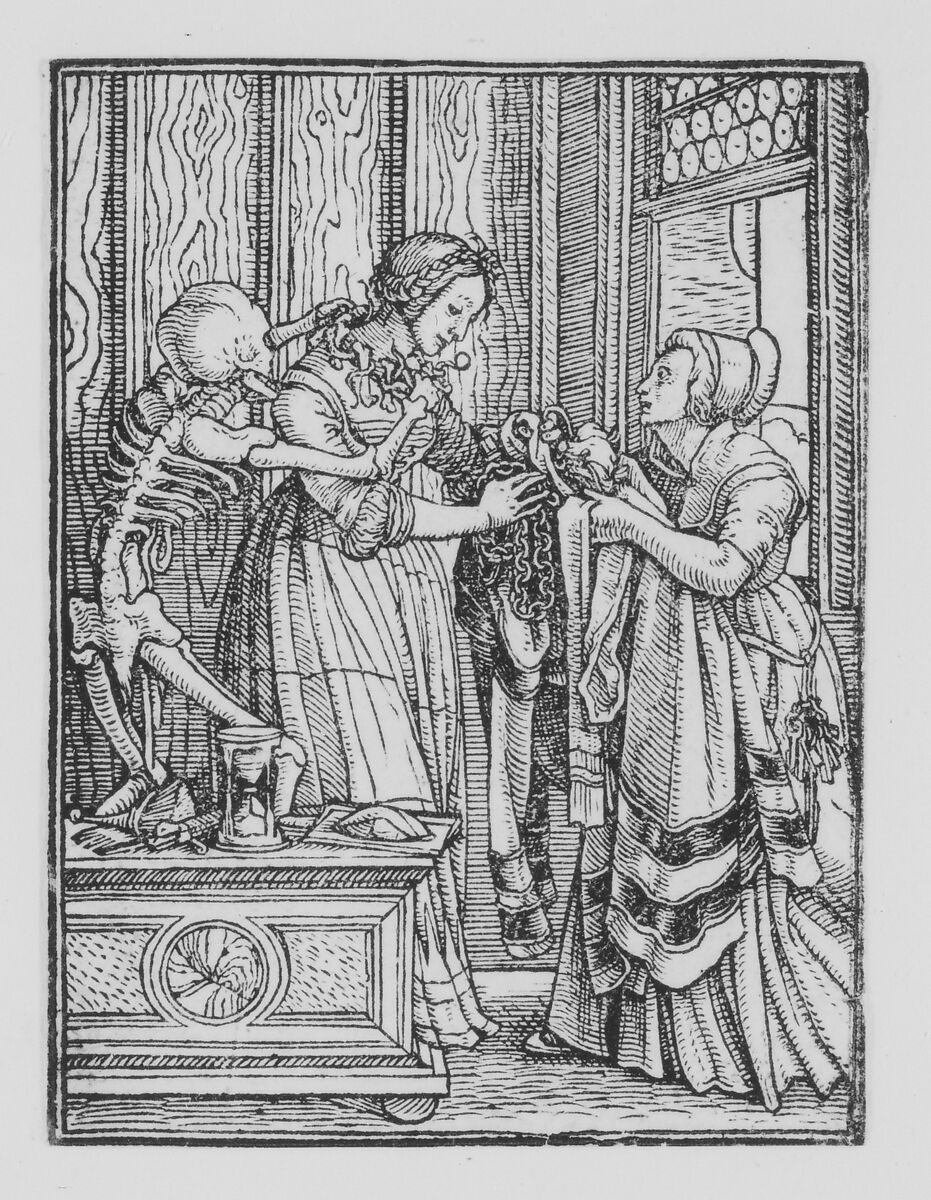 The Countess, from "The Dance of Death", Hans Holbein the Younger (German, Augsburg 1497/98–1543 London), Woodcut