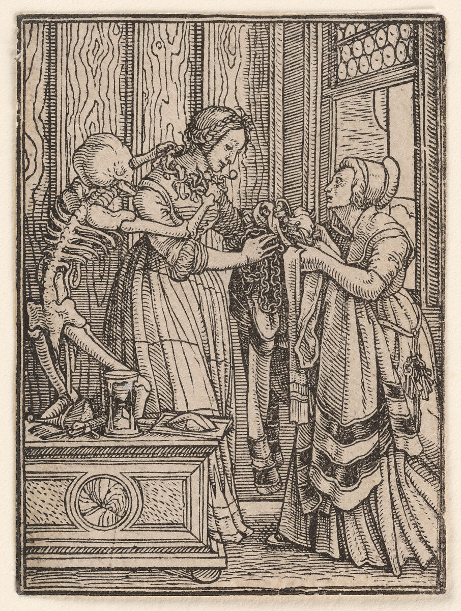 The Countess, from "The Dance of Death", Hans Holbein the Younger (German, Augsburg 1497/98–1543 London), Woodcut
