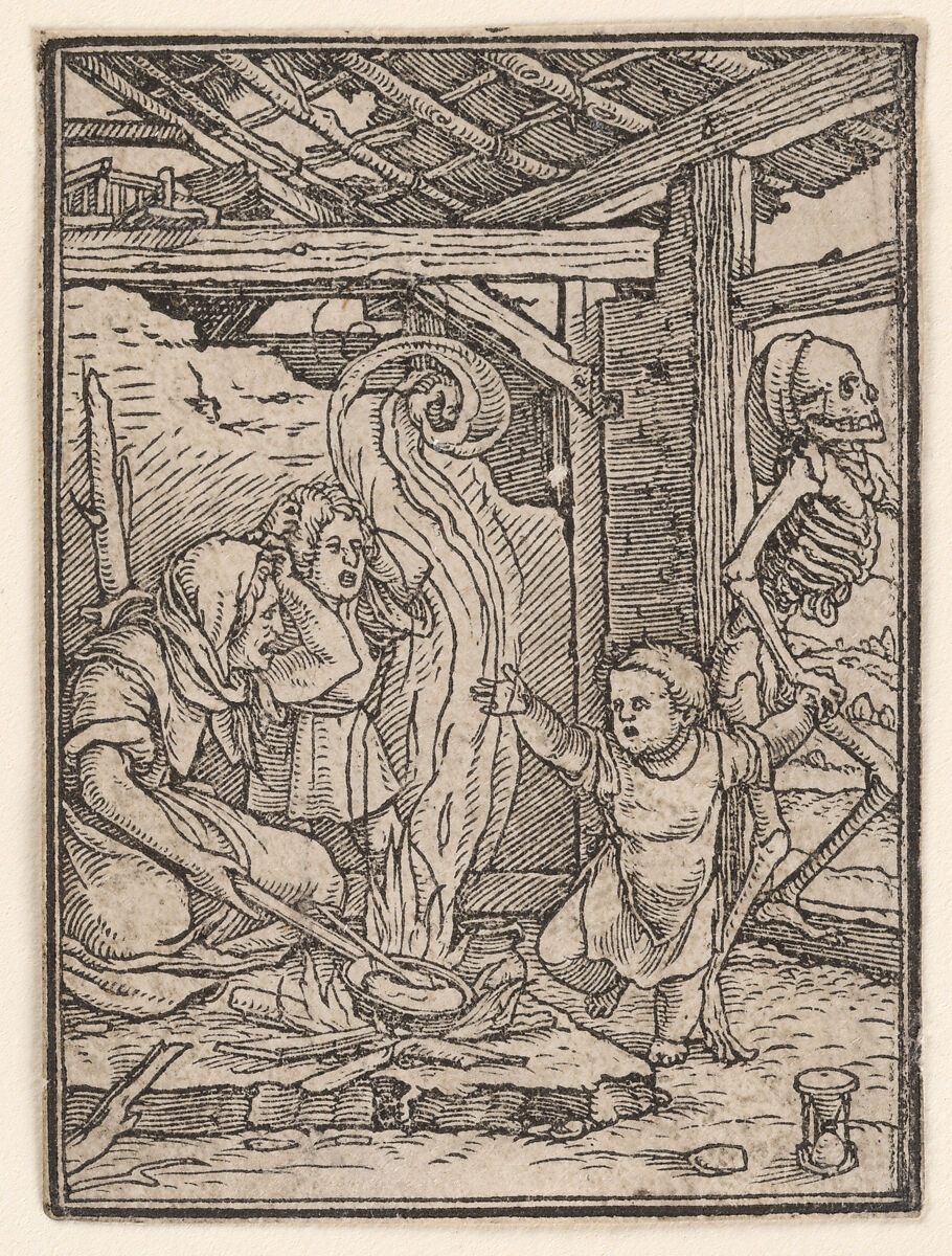 The Child, from The Dance of Death, Hans Holbein the Younger  German, Woodcut