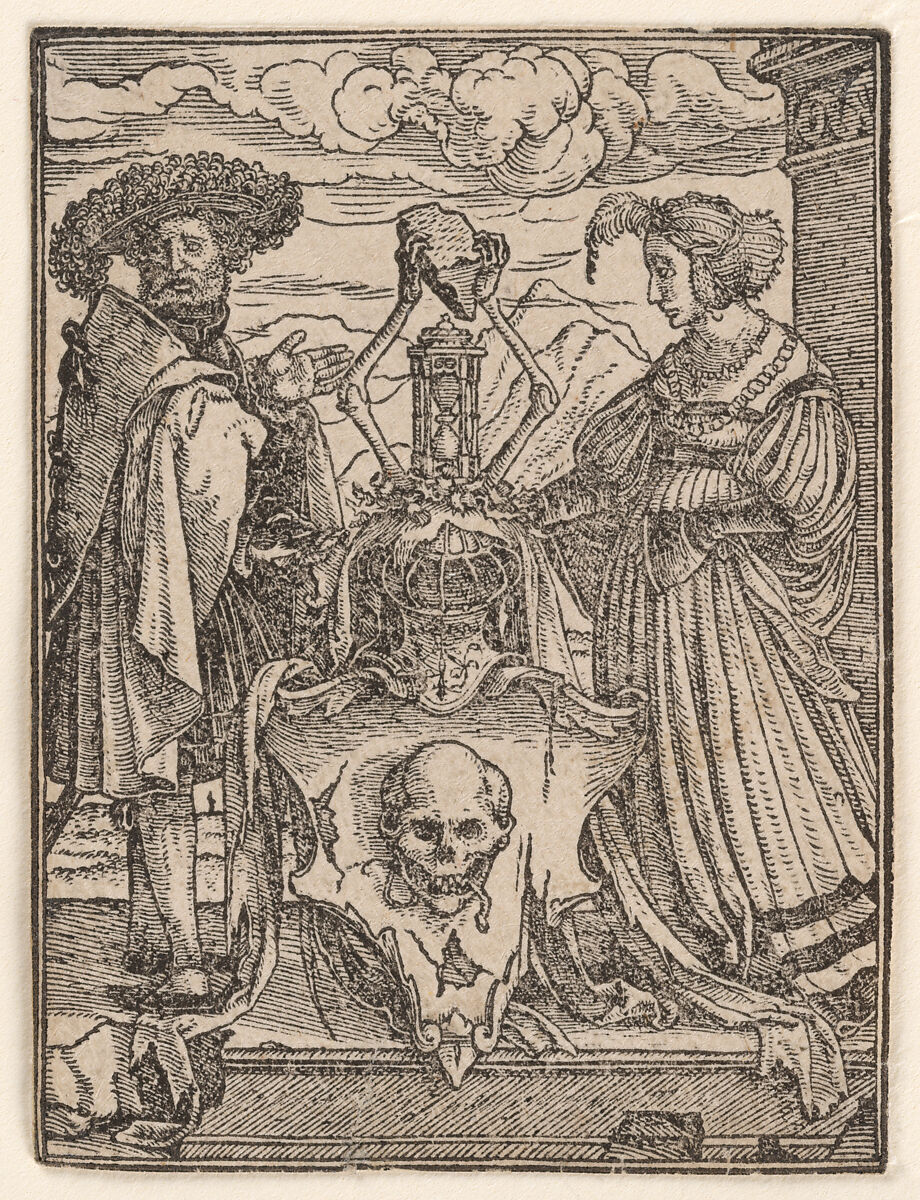 Coat-of-Arms of Death, from "The Dance of Death", Hans Holbein the Younger (German, Augsburg 1497/98–1543 London), Woodcut 