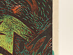 Thicket, Louisa Chase (American (born Panama), Panama City 1951–2016 East Hampton, New York), Woodcut with watercolor additions