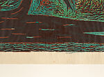 Thicket, Louisa Chase (American (born Panama), Panama City 1951–2016 East Hampton, New York), Woodcut with watercolor additions