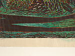 Thicket, Louisa Chase (American (born Panama), Panama City 1951–2016 East Hampton, New York), Woodcut with watercolor additions