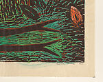 Thicket, Louisa Chase (American (born Panama), Panama City 1951–2016 East Hampton, New York), Woodcut with watercolor additions