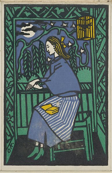 Women at a Window, Oskar Kokoschka (Austrian, Pöchlarn 1886–1980 Montreux), Color lithograph 