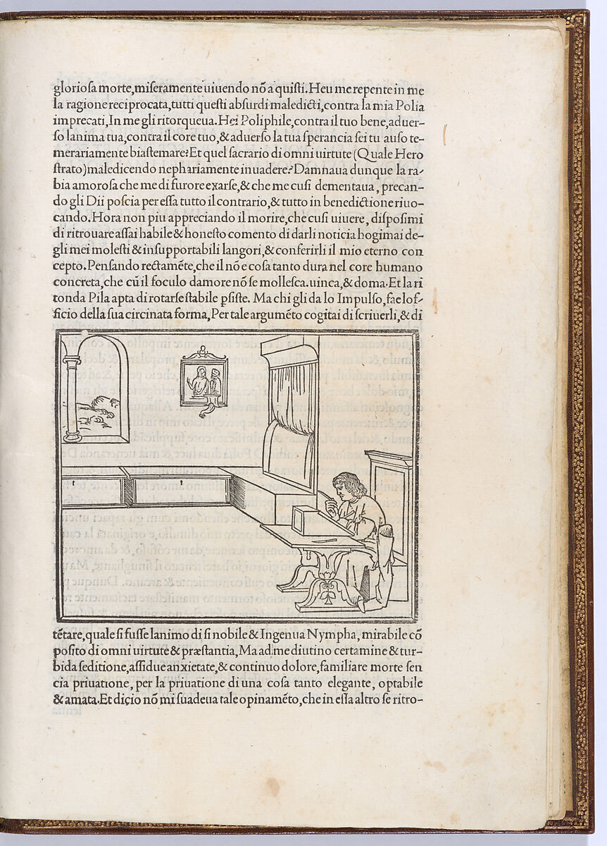 Hypnerotomachia Poliphili, Francesco Colonna (Italian, ca. 1453–1517), Printed book with woodcut illustrations