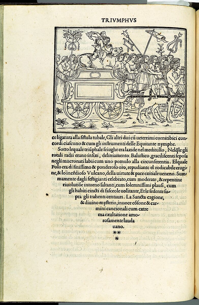 Hypnerotomachia Poliphili, Francesco Colonna (Italian, ca. 1453–1517), Printed book with woodcut illustrations