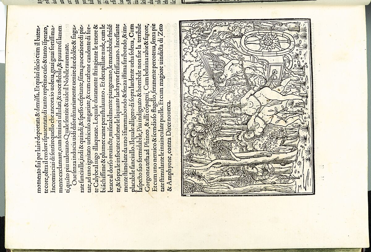 Hypnerotomachia Poliphili, Francesco Colonna (Italian, ca. 1453–1517), Printed book with woodcut illustrations