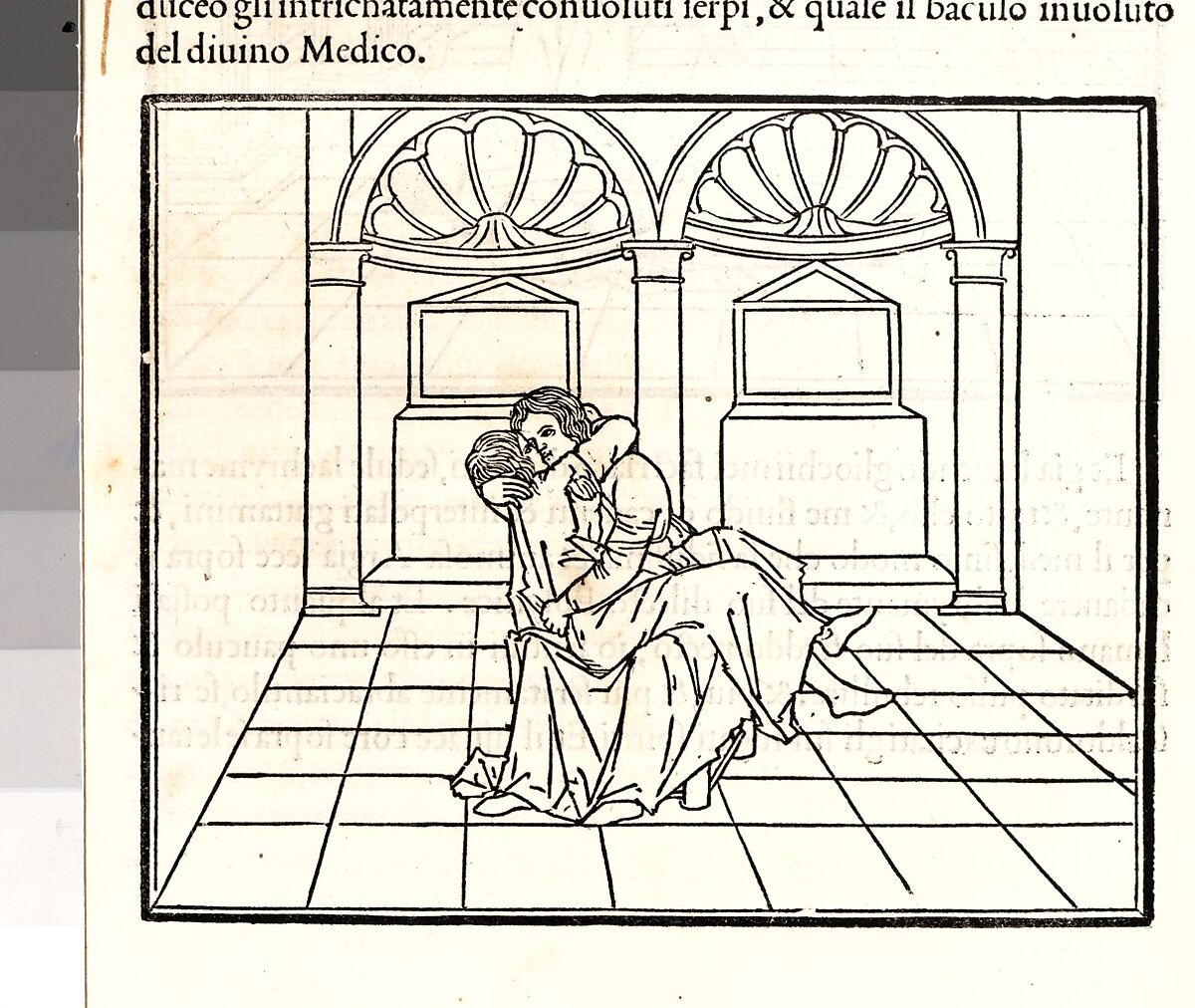 Hypnerotomachia Poliphili, Francesco Colonna (Italian, ca. 1453–1517), Printed book with woodcut illustrations