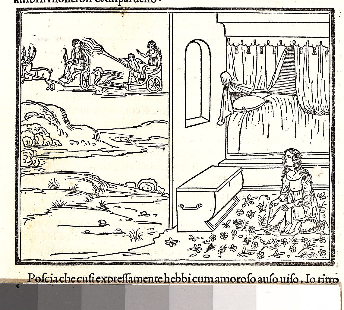 Hypnerotomachia Poliphili, Francesco Colonna (Italian, ca. 1453–1517), Printed book with woodcut illustrations