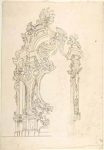 Anonymous, Italian, Piedmontese, 18th century | Design for an Altar ...