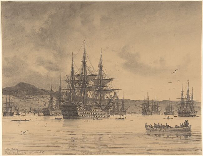 The English Fleet Anchored at the Town of Beykoz, North of Istanbul