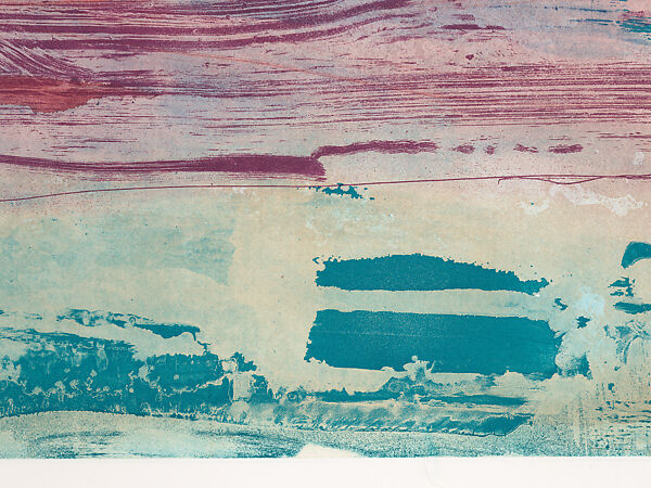 Sure Violet, Helen Frankenthaler (American, New York 1928–2011 Darien, Connecticut), Sugar-lift, aquatint, and drypoint