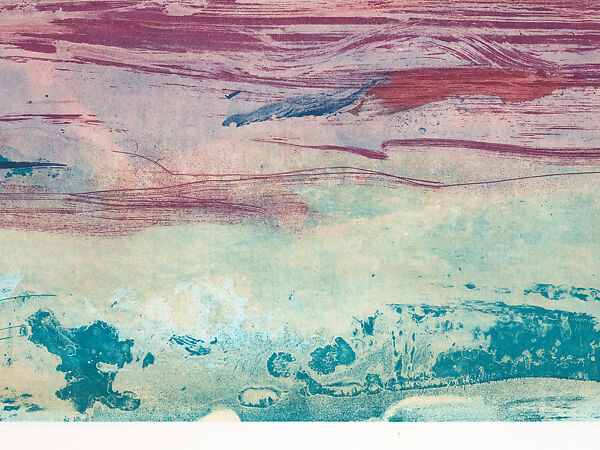 Sure Violet, Helen Frankenthaler (American, New York 1928–2011 Darien, Connecticut), Sugar-lift, aquatint, and drypoint