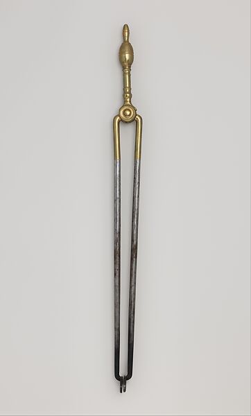 Fire Tongs, Brass, steel
