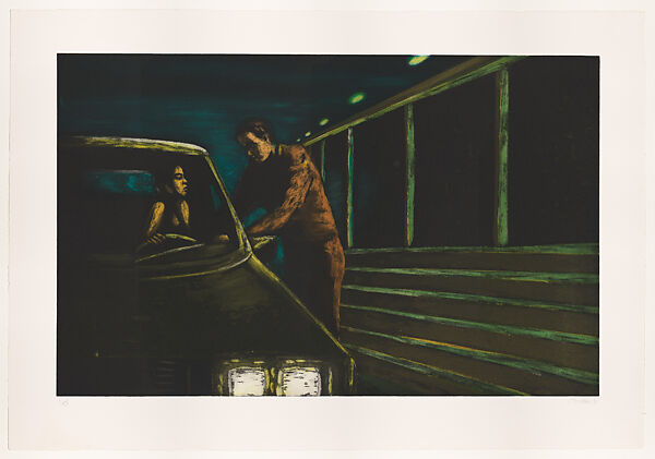 7-Eleven, Jane Dickson (American, born Chicago, Illinois, 1952), Colored carborundum etching and aquatint