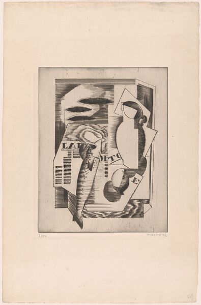 Viareggio, Louis Marcoussis (French (born Poland), Warsaw 1883–1941 Cusset), Drypoint 