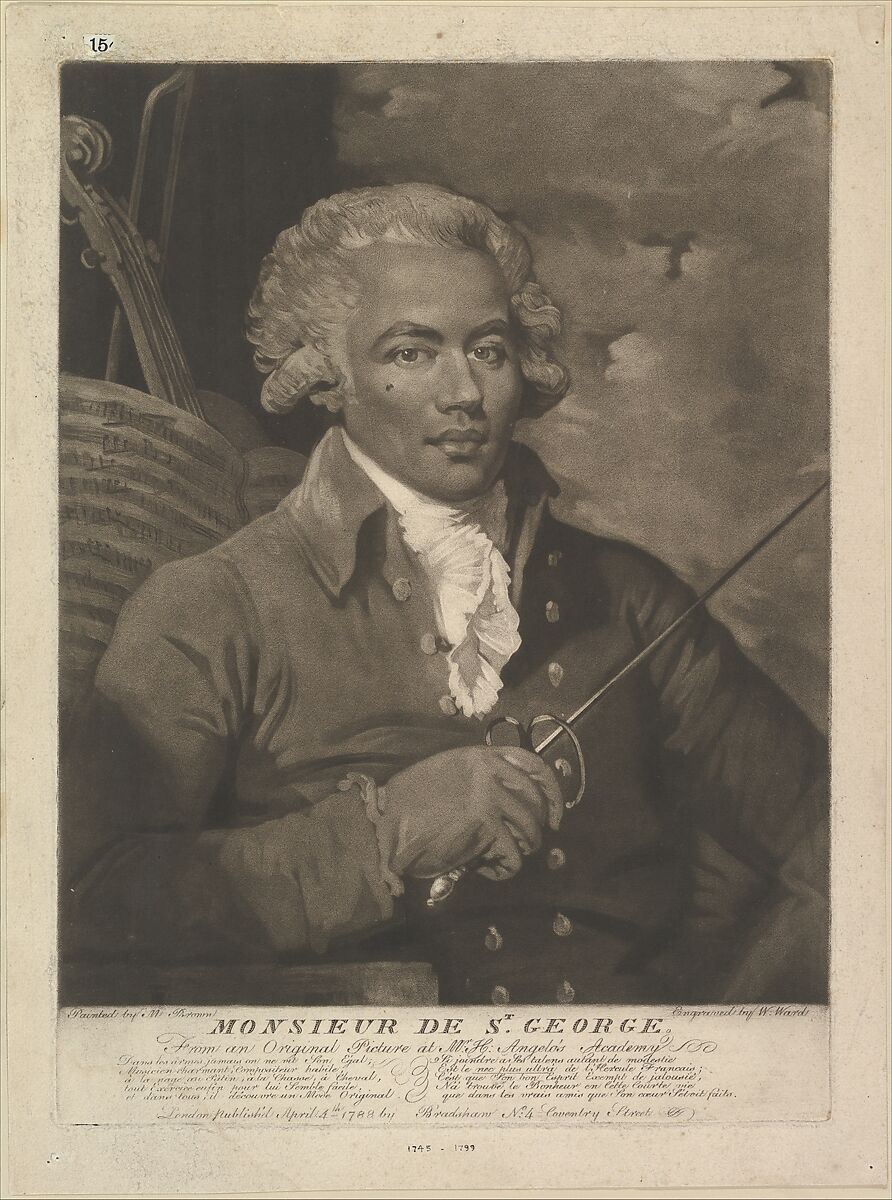 Monsieur de St. George, William Ward (British, London 1766–1826 London), Mezzotint 