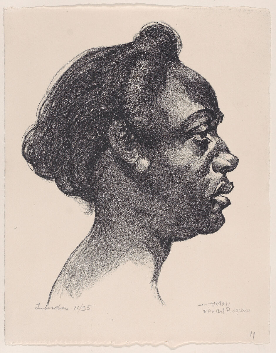 Linda, Dox Thrash (American, Griffin, Georgia 1893–1965 Philadelphia, Pennsylvania), Lithograph 