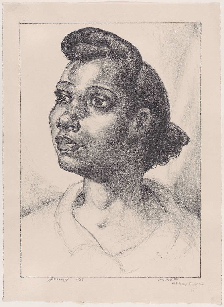 Jenny, Dox Thrash (American, Griffin, Georgia 1893–1965 Philadelphia, Pennsylvania), Lithograph 