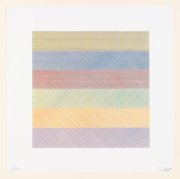 Untitled, from Composite Series, Sol LeWitt (American, Hartford, Connecticut 1928–2007 New York), Screenprint 