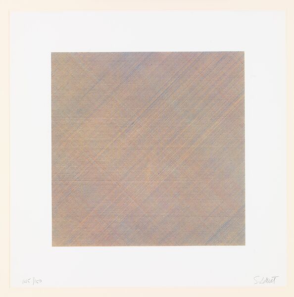 Untitled, from Composite Series, Sol LeWitt (American, Hartford, Connecticut 1928–2007 New York), Screenprint 