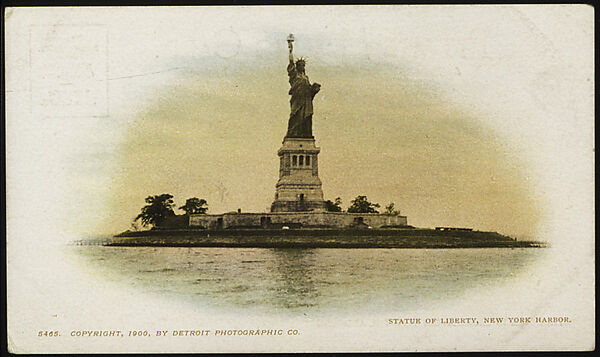 Statue of Liberty, New York Harbor, Detroit Publishing Company (American), Color lithograph 