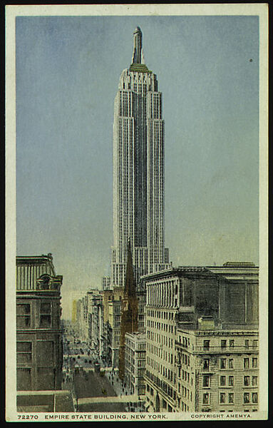 Detroit Publishing Company - The Empire State Building, New York