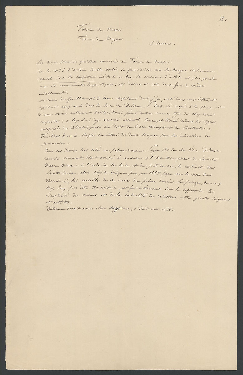 Goldschmidt Scrapbook, Drawn by Anonymous, French, 16th century, Dark brown ink, black chalk, and incised lines