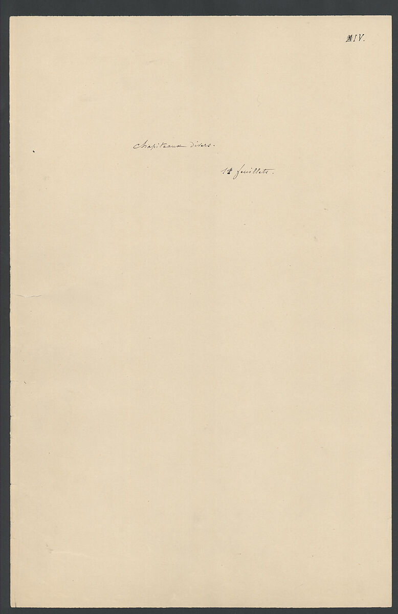 Goldschmidt Scrapbook, Drawn by Anonymous, French, 16th century, Dark brown ink, black chalk, and incised lines