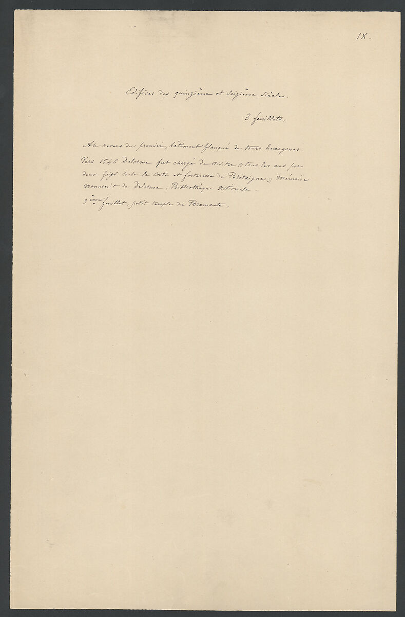 Goldschmidt Scrapbook, Drawn by Anonymous, French, 16th century, Dark brown ink, black chalk, and incised lines