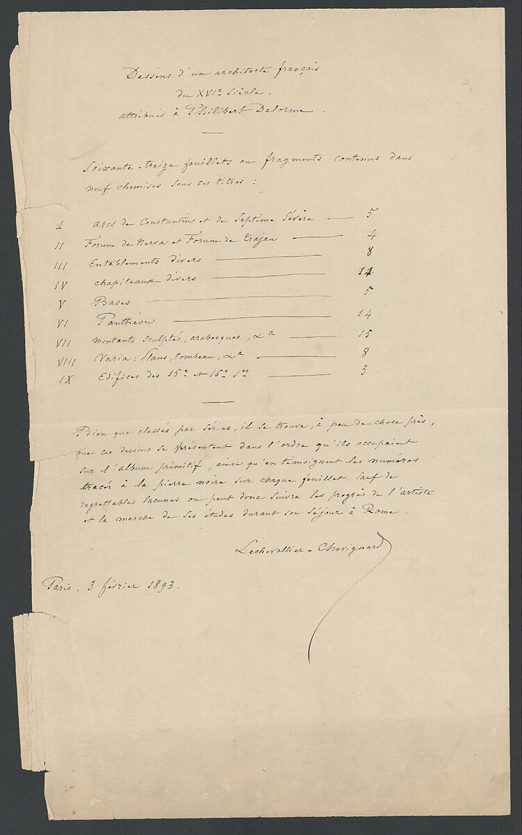 Goldschmidt Scrapbook, Drawn by Anonymous, French, 16th century, Dark brown ink, black chalk, and incised lines