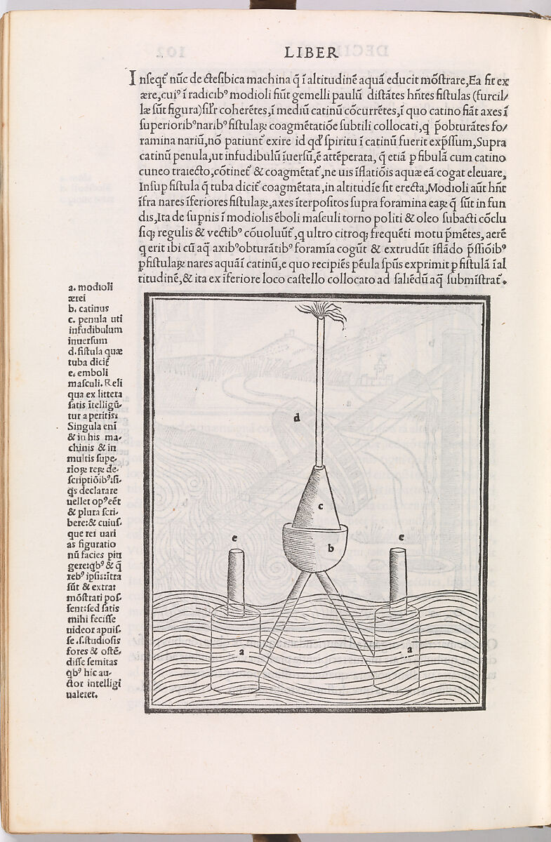 M. Vitruvius per Iocundum solito castigatior factus cum figuris et tabula ut iam legi et intelligi possit, Marcus Pollio Vitruvius (Roman, active late 1st century BCE), Printed book with woodcut illustrations