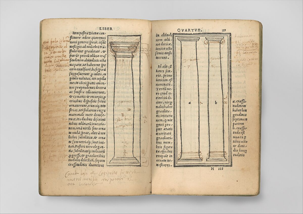 Vitruvius iterum et Frontinus à Iocundo revisi repurgatique quantum ex collatione licvit, Marcus Pollio Vitruvius (Roman, active late 1st century BCE), Woodcut 