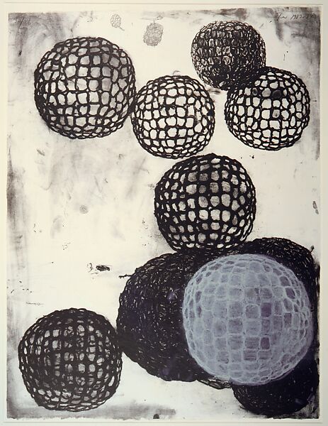 Morula III, Terry Winters (American, born Brooklyn, New York, 1949), Three-color lithograph 