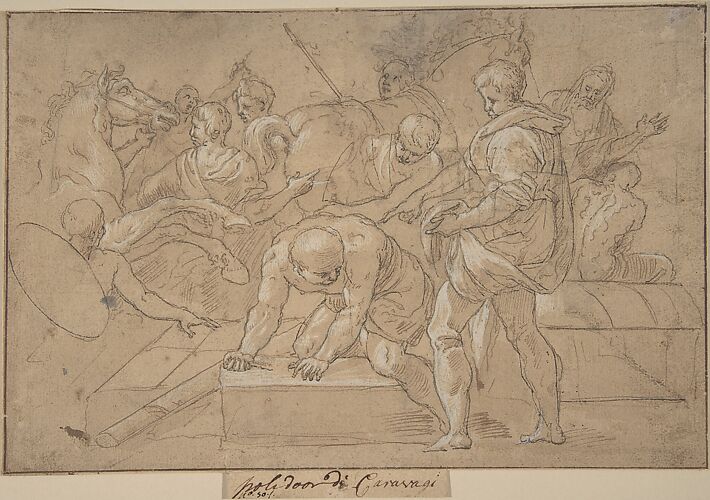 Historical Scene (Composition Study for Chapelle de Guise)