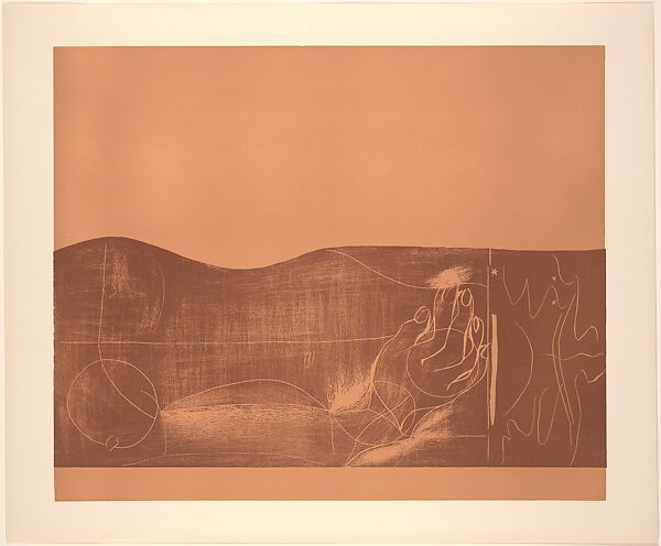 Nude, Pablo Picasso (Spanish, Malaga 1881–1973 Mougins, France), Linoleum cut 