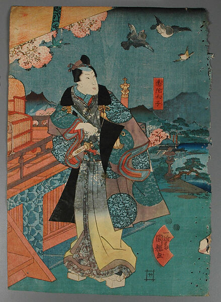Album of Prints by Various Artists, Twenty-eight prints by Utagawa Kuniyoshi (Japanese, 1797–1861), Album of 58 woodblock prints; ink and color on paper, Japan