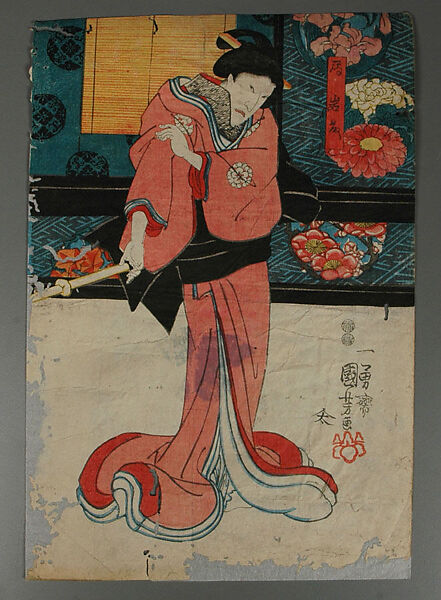 Album of Prints by Various Artists, Twenty-eight prints by Utagawa Kuniyoshi (Japanese, 1797–1861), Album of 58 woodblock prints; ink and color on paper, Japan