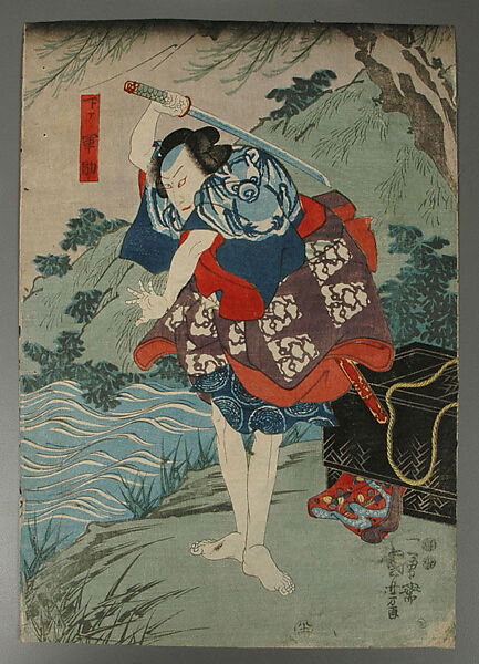 Album of Prints by Various Artists, Twenty-eight prints by Utagawa Kuniyoshi (Japanese, 1797–1861), Album of 58 woodblock prints; ink and color on paper, Japan
