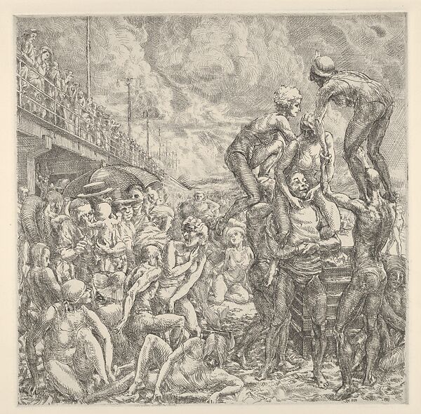 Coney Island Beach, Reginald Marsh (American, Paris 1898–1954 Dorset, Vermont), Etching and engraving 